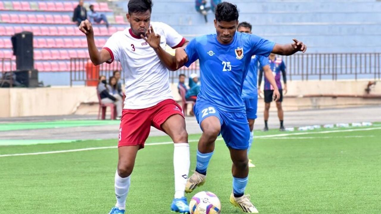 Railways football team in Santosh Trophy