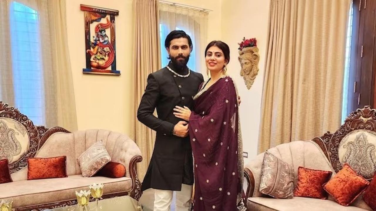 Ravindra Jadeja and wife Rivaba