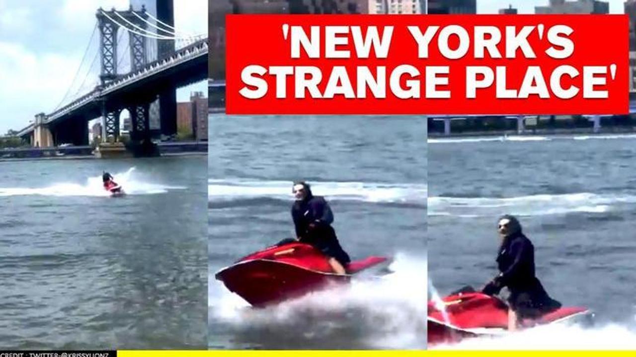 Batman's Joker goes jet skiing in New York, netizens say 'anything is possible in 2020'