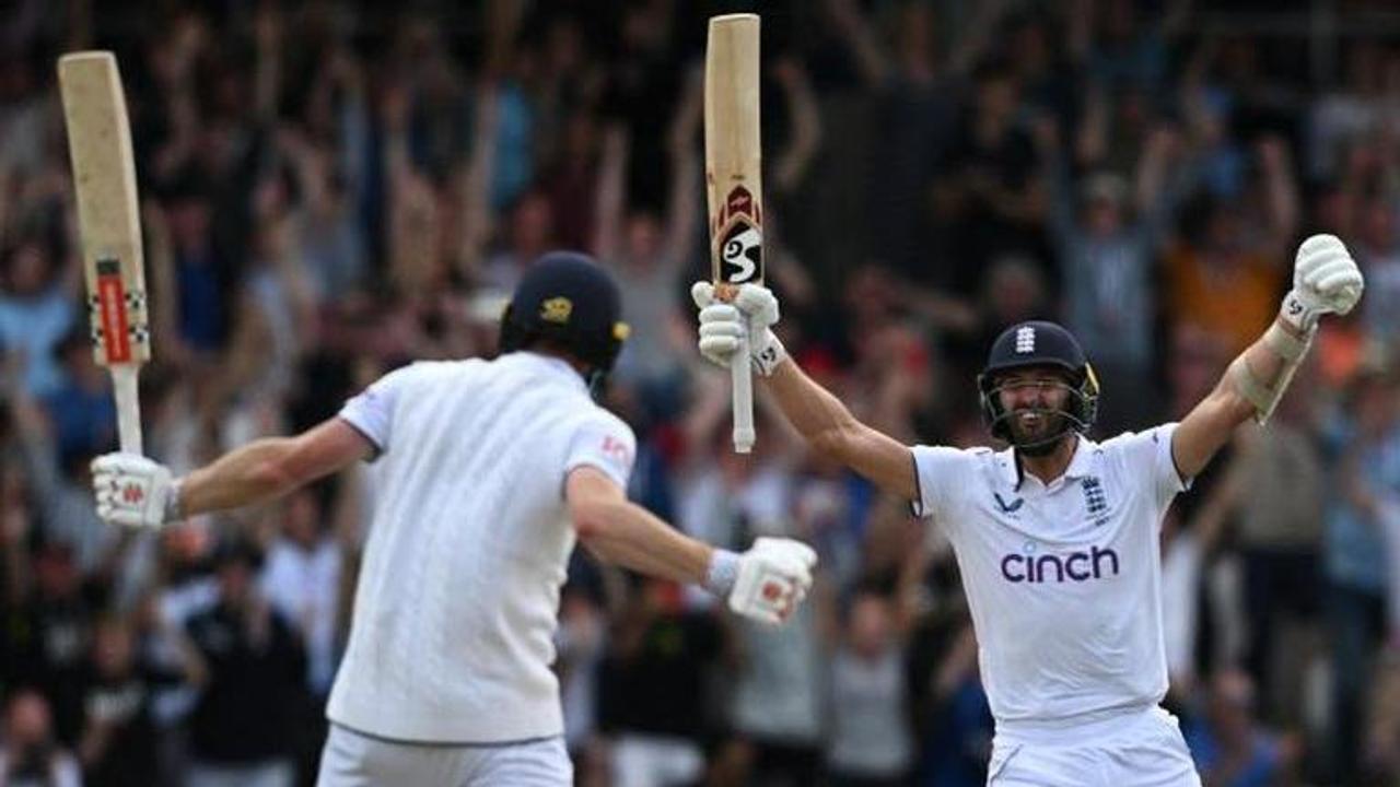 Ashes 2023: Brook, Woakes & Wood help England keep series alive with dramatic 3-wicket win