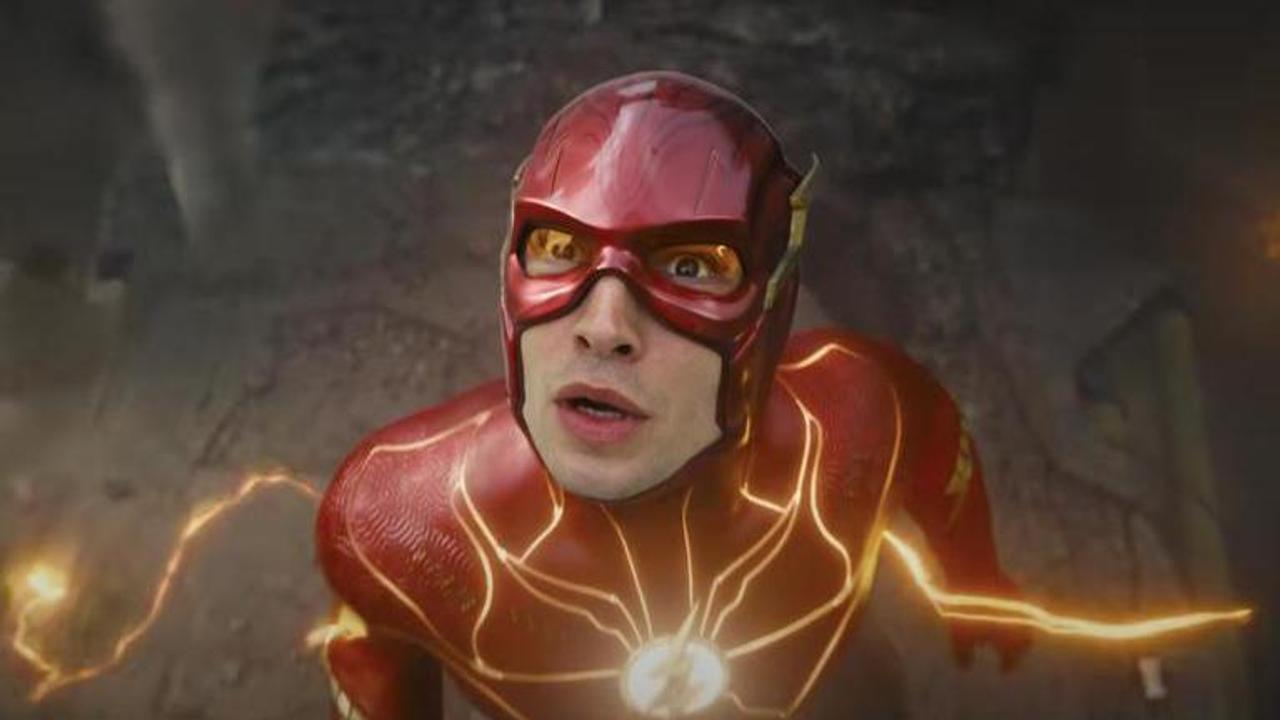 Hollywood star Ezra Miller in a still from The Flash trailer (Image: theflashdc/Twitter)