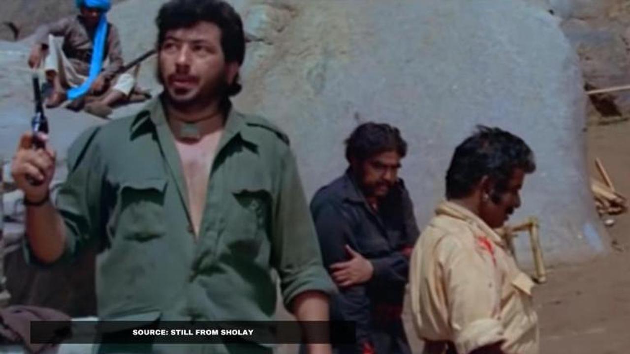 sholay shooting location