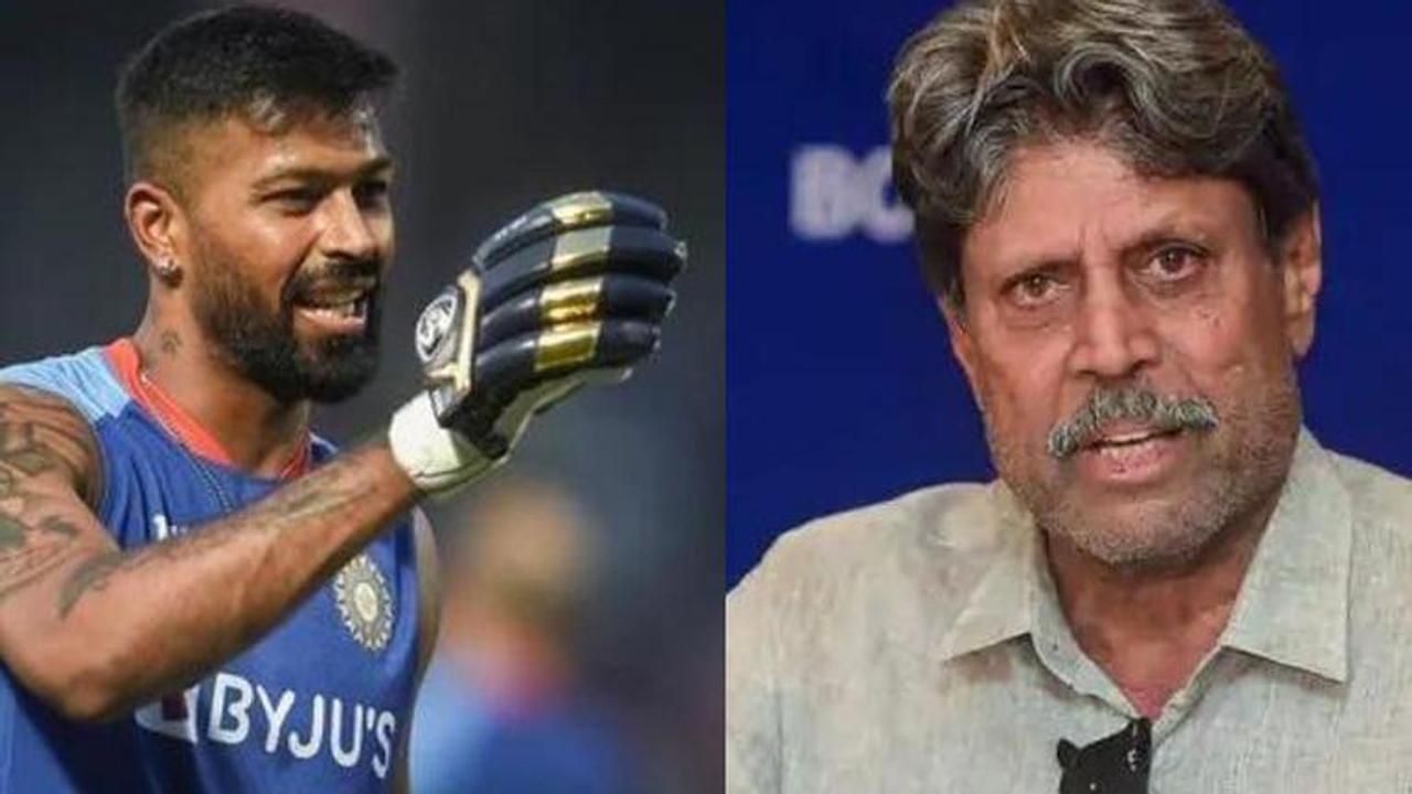 Hardik Pandya and Kapil Dev