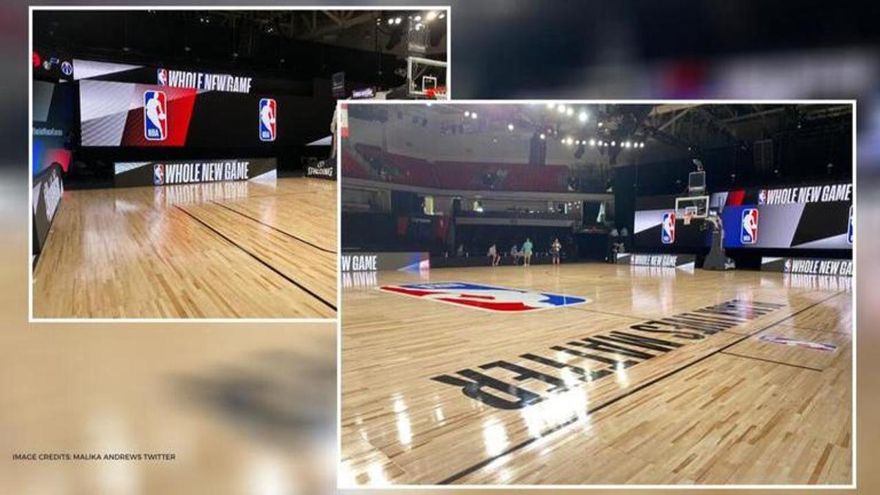 NBA bubble court