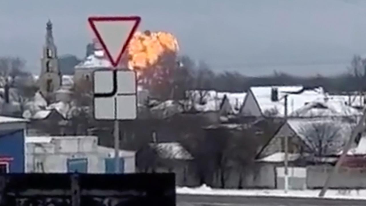 Russia plane crash Belgorod Ukraine POWs 