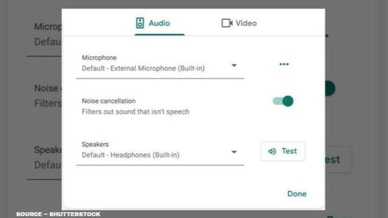 google meet noise cancellation