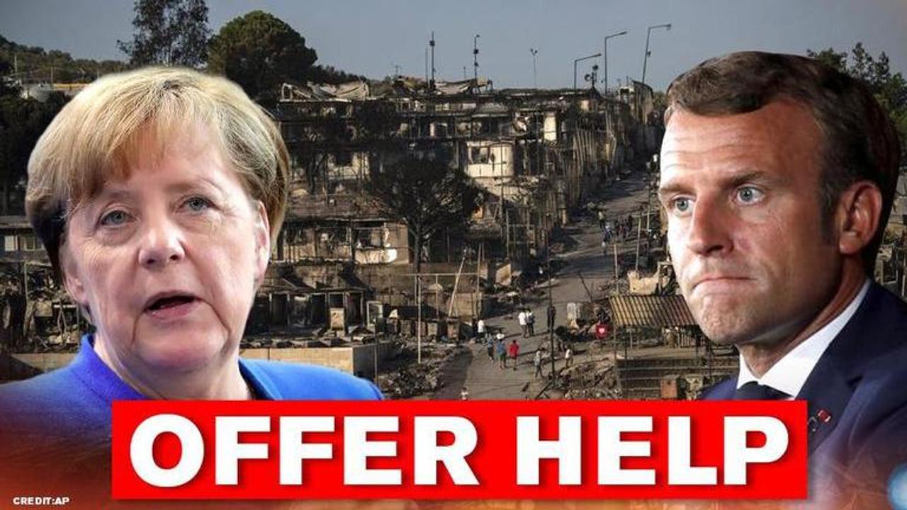 Germany and France to take in 400 unaccompanied children after fire