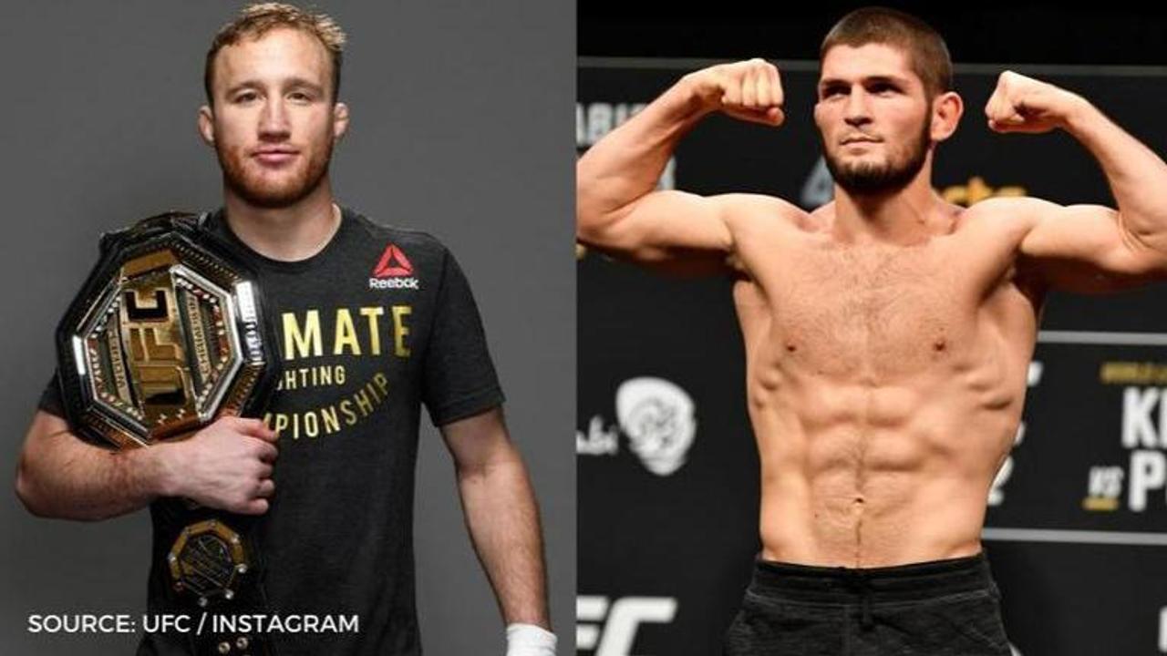 Khabib Nurmagomedov and Justin Gaethje