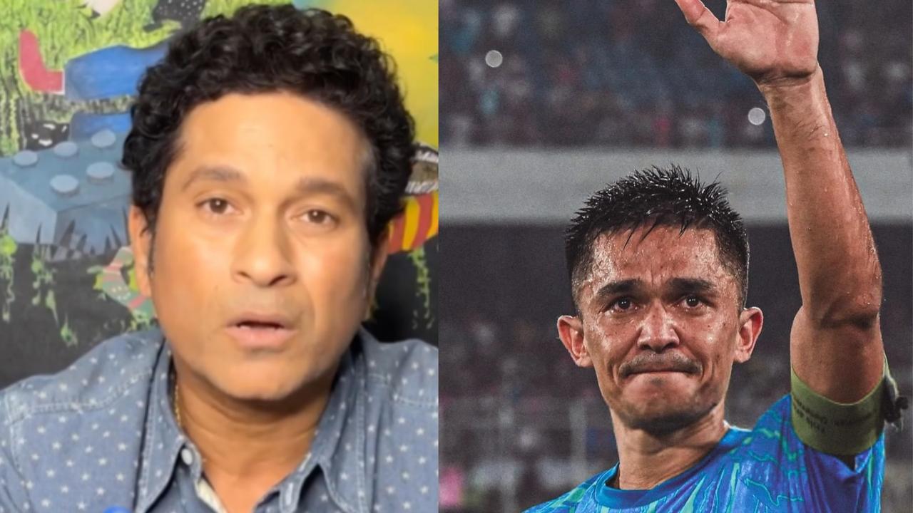 Sachin Tendulkar pays tribute to Sunil Chhetri