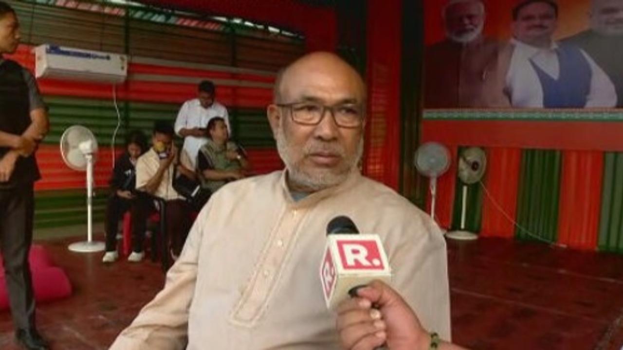 Manipur CM N Biren Singh 