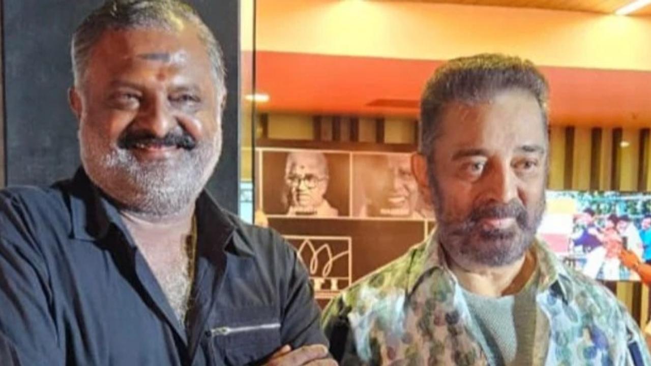 Kamal Haasan and PL Thenappan 