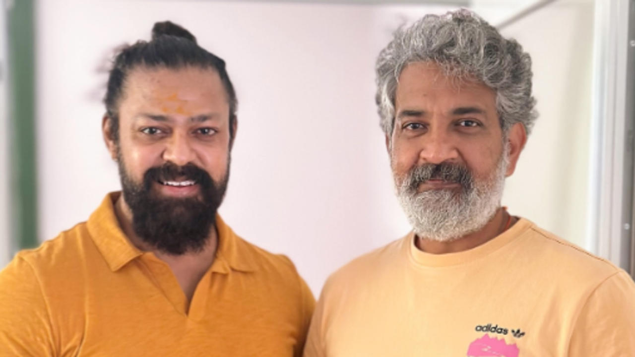 Devdatta Nage with Rajamouli