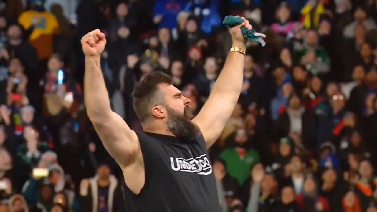 Jason Kelce at WresleMania XL