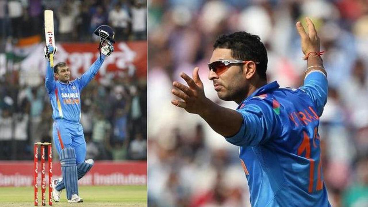 Yuvraj Singh, Virender Sehwag