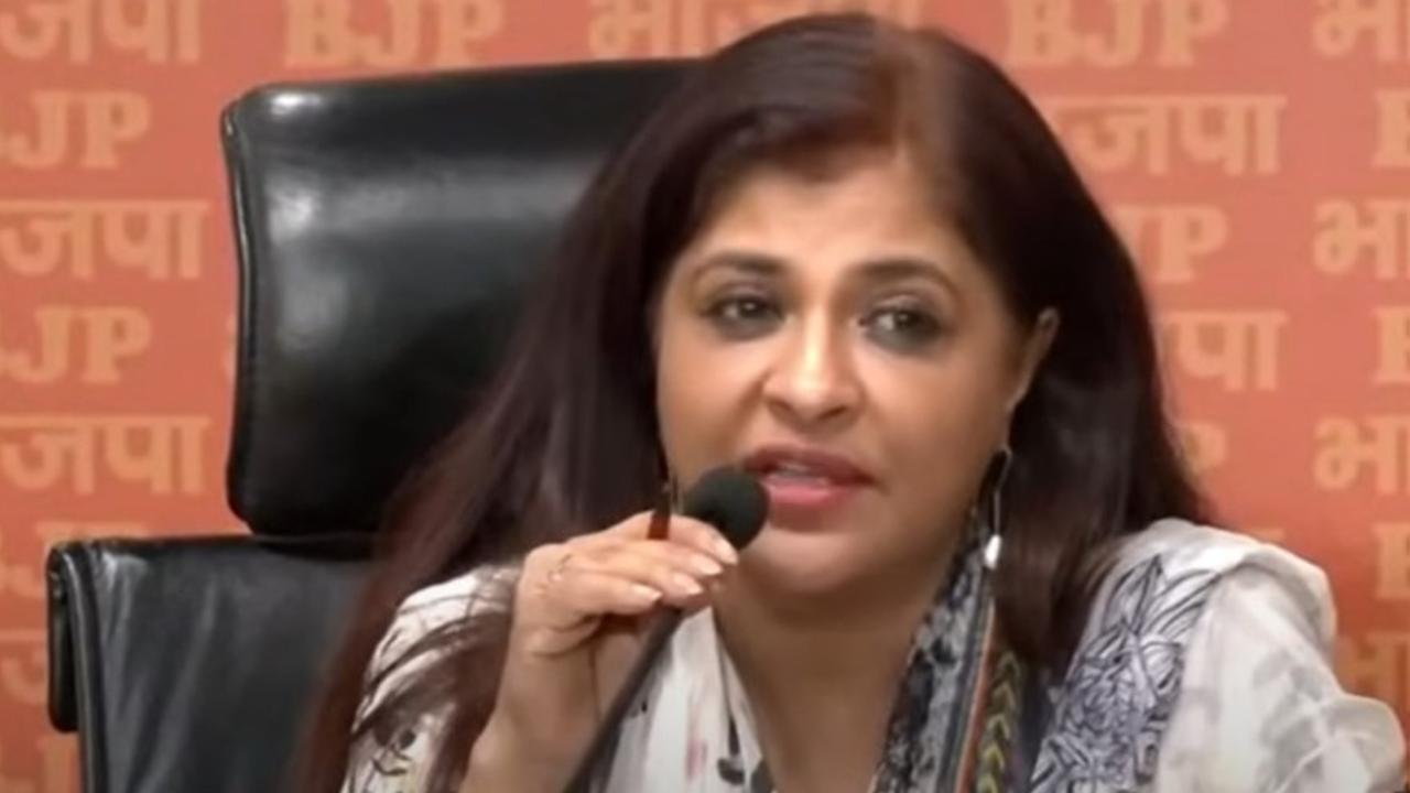 Shazia Ilmi - BJP press conference