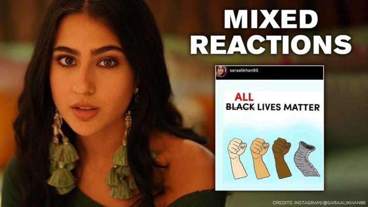 Sara Ali Khan deletes 'All Lives Matter' post after flak, fans come out in support