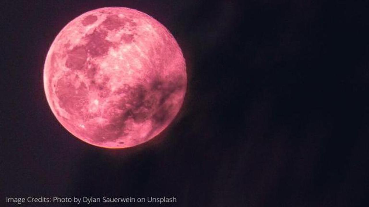 Strawberry moon in Ohio 2020