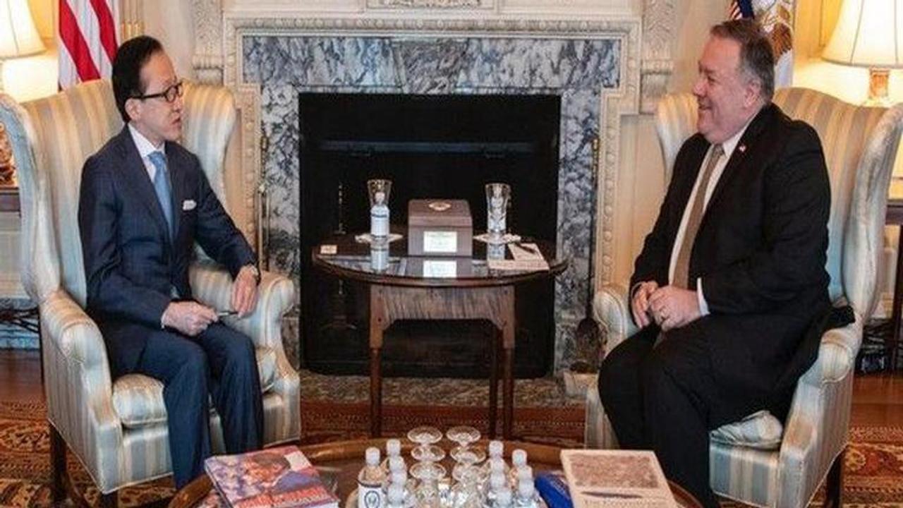 US Secretary of State Pompeo meets National Security Secretariat Chief