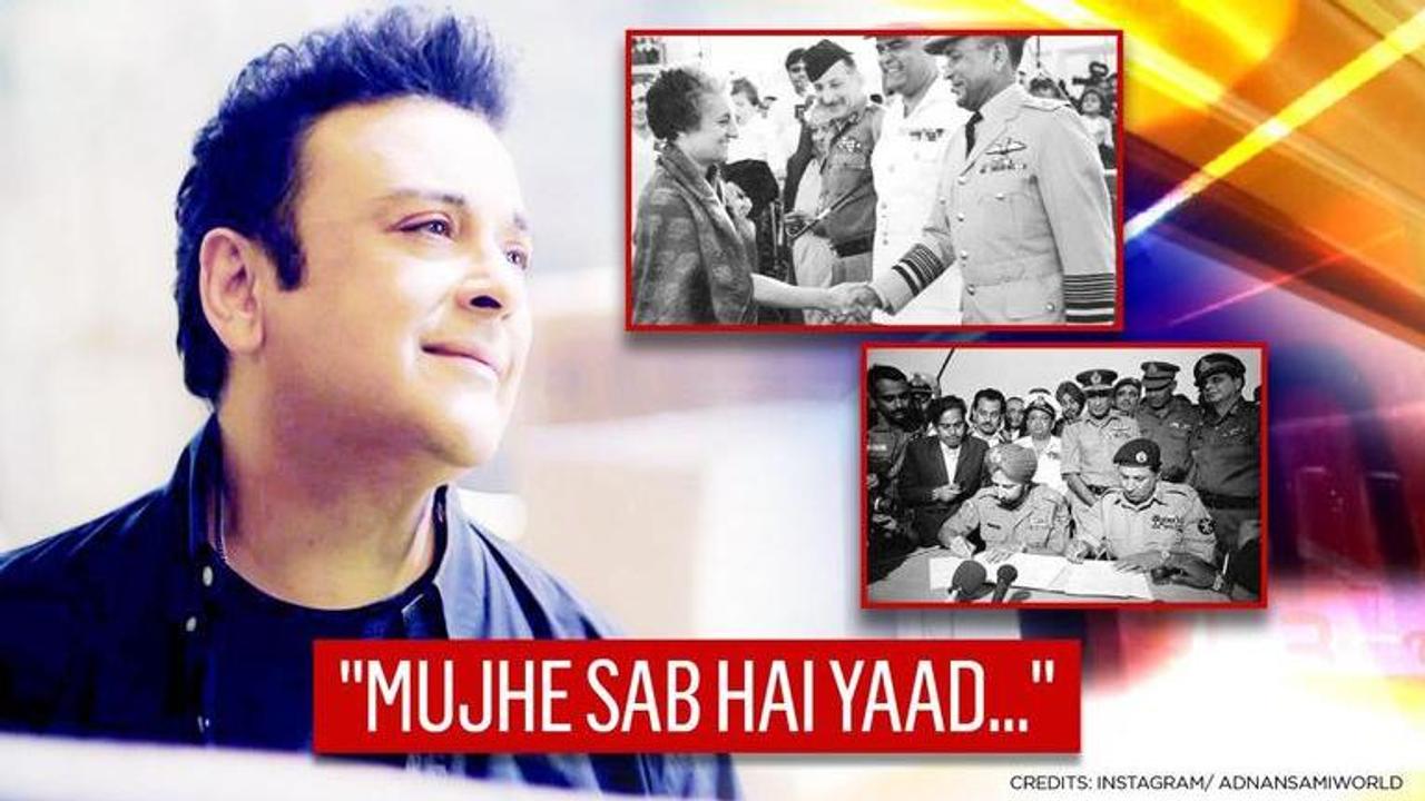 Adnan Sami freshens Pakistan's memory with poetic tweet to honour Vijay Diwas