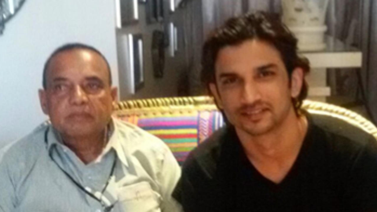 Sushant with Murlikant on whose life Chandu Champion is based