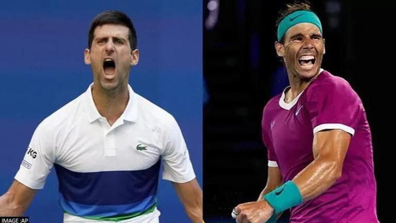 Novak Djokovic and Rafael Nadal