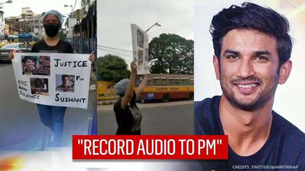 Sushant's fan takes 'CBI break silence' message to streets; SSRians plan 'Mann ki Baat'