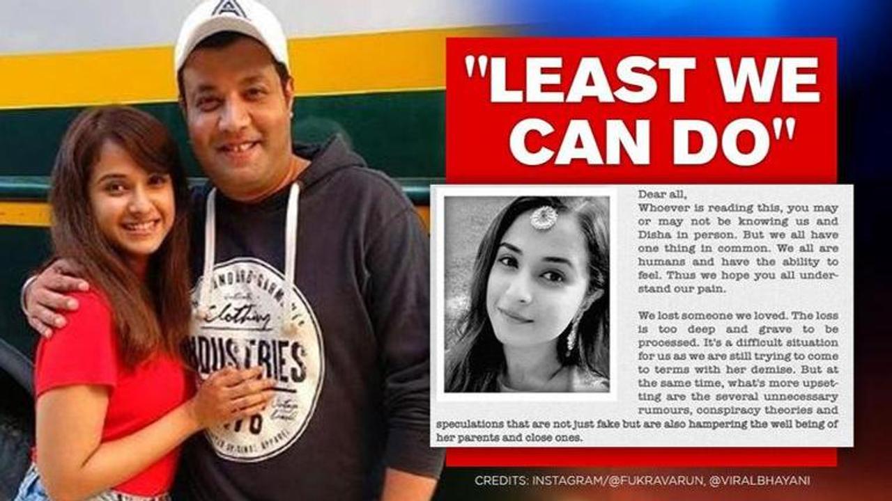 Varun Sharma reacts after former manager Disha's family statement on conspiracy theories