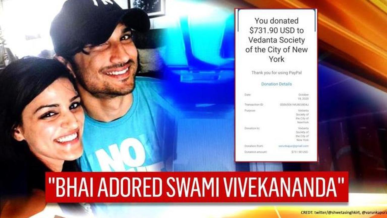 Sushant Singh Rajput fan donates YouTube profits to charity to honour SSR; Shweta opens up