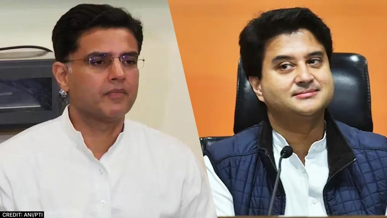 Sachin Pilot (L) and Jyotiraditya Scindia (R)