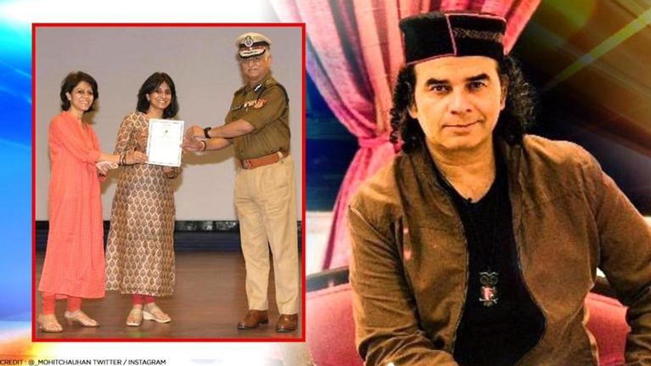 Mohit Chauhan's wife gets honour from Delhi Police, receives women icon for animal welfare