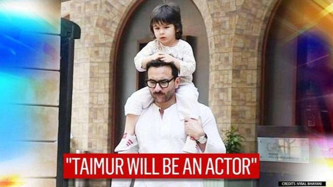 'Taimur will become an actor for sure', says Saif Ali Khan, reveals reason