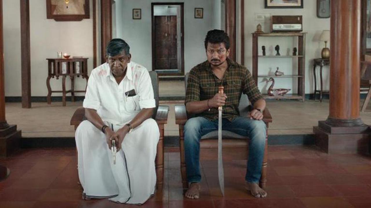 Udhayanidhi Stalin in the trailer for Maamannan trailer (Image: Sony Music South/YouTube)