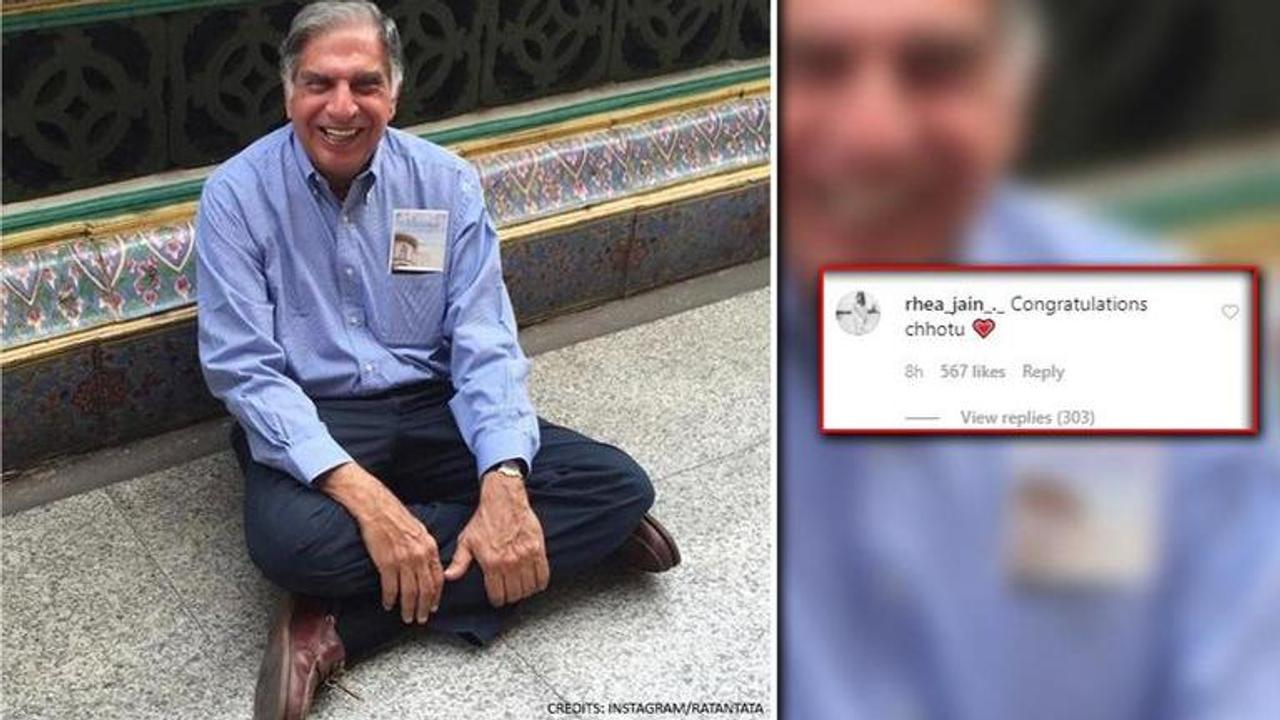 Ratan Tata replies to being called 'chhotu', his reponse is winning internet