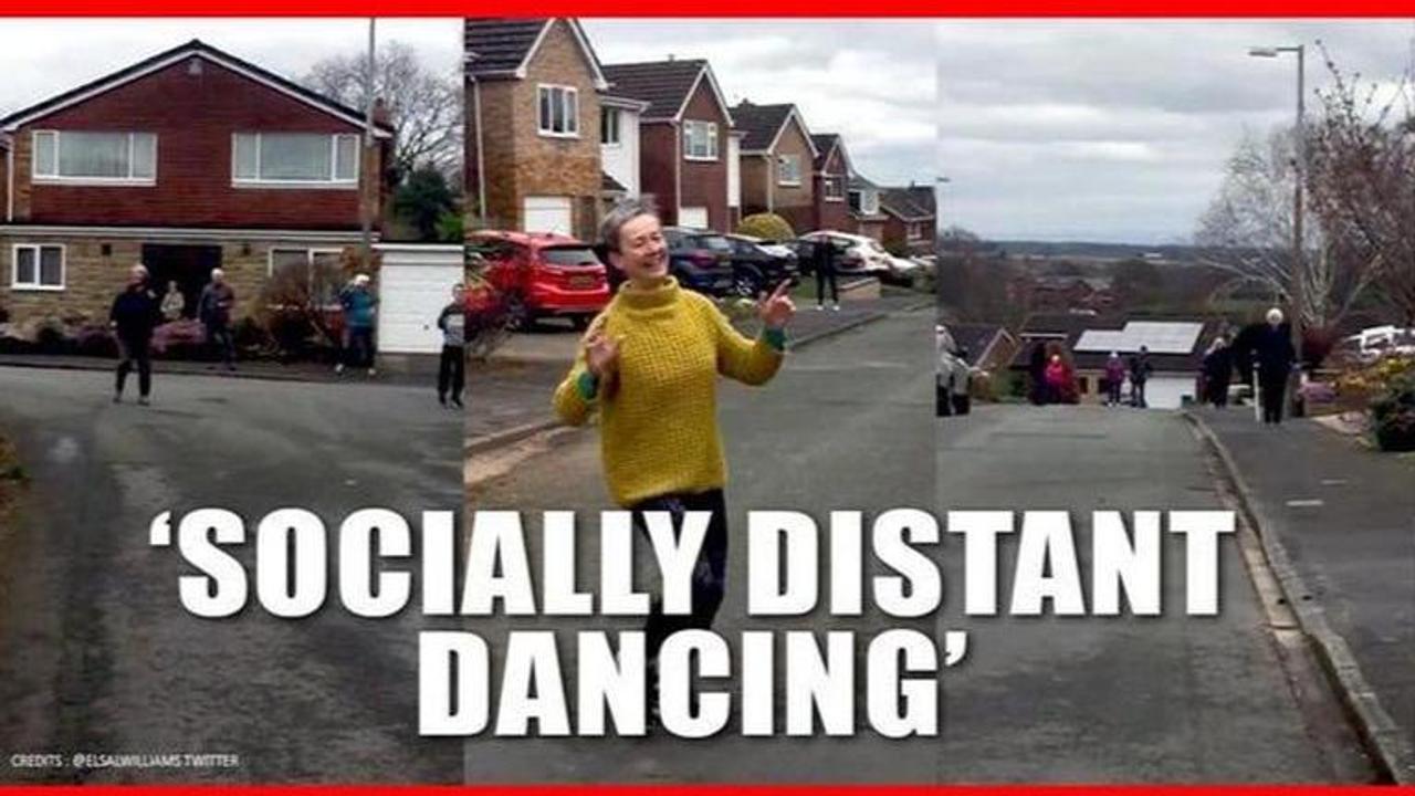 Coronavirus:  Socially Distant Dance on the streets of UK,  netizens in splits