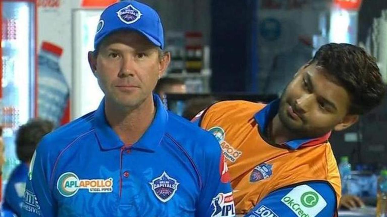 Ricky Ponting and Rishabh Pant