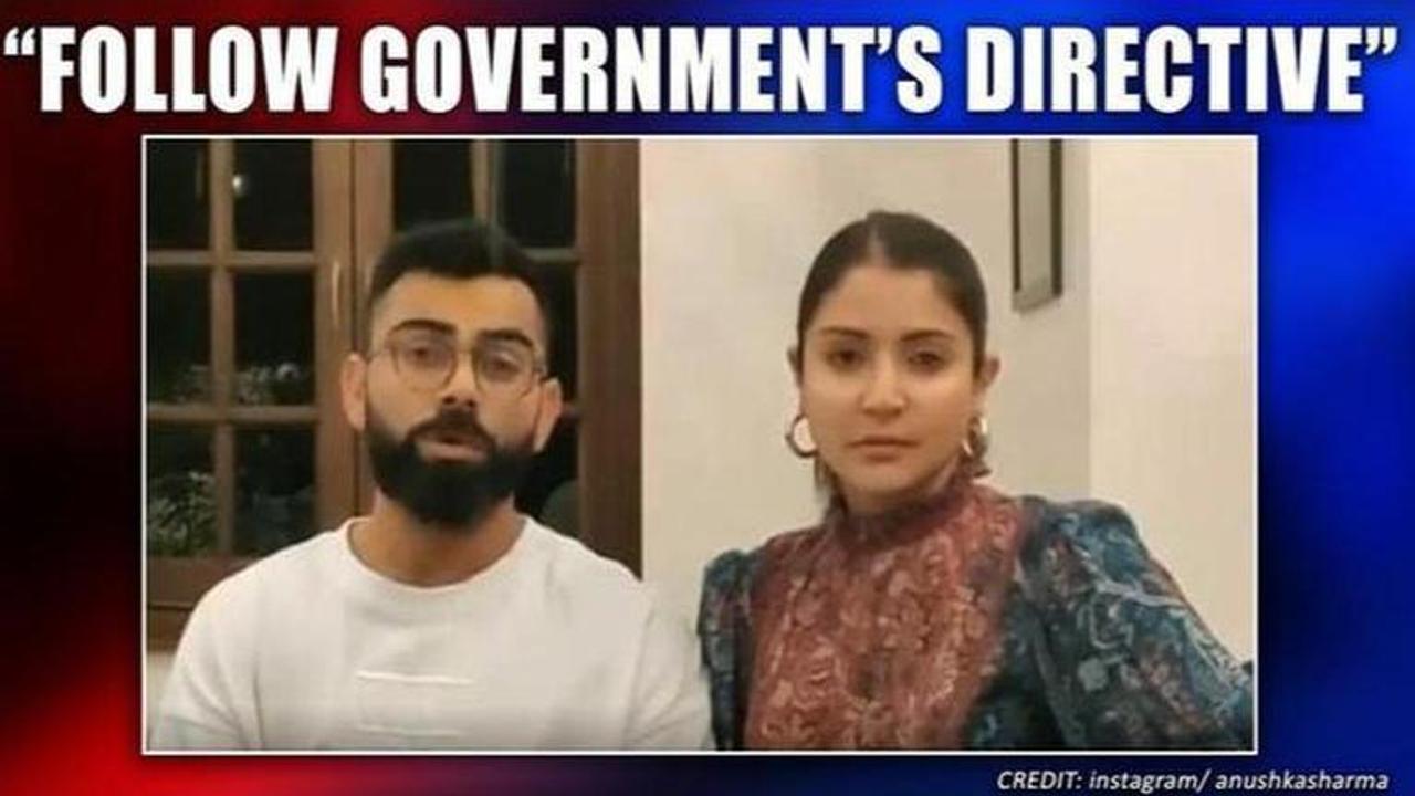 COVID-19: Virat Kohli-Anushka Sharma in 'self-isolation', urge fans to follow in video