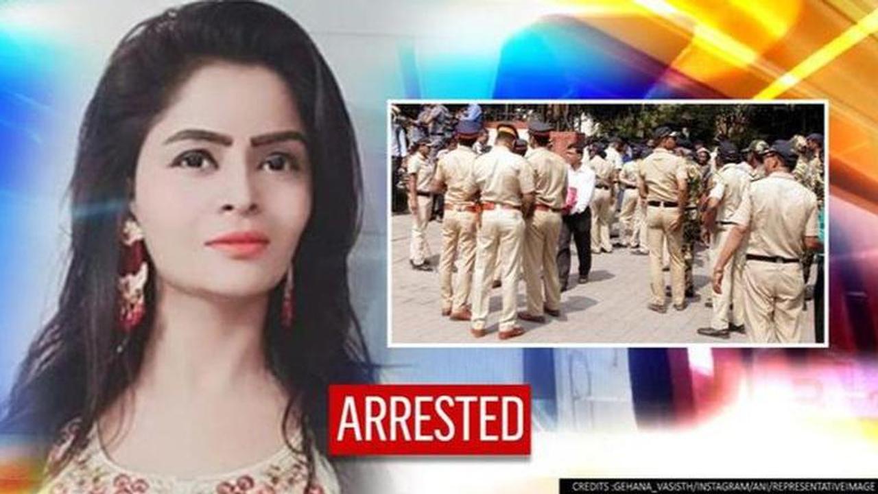 Actress Gehana Vasisth arrested for allegedly shooting porn videos; 4 more of 'gang' held