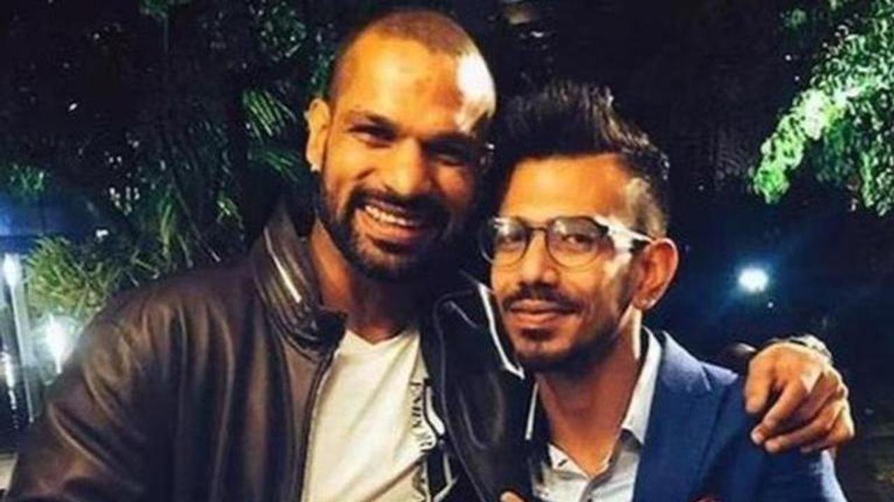 'Tere liye jaan...': Shikhar Dhawan and Yuzvendra Chahal indulge in an endearing exchange