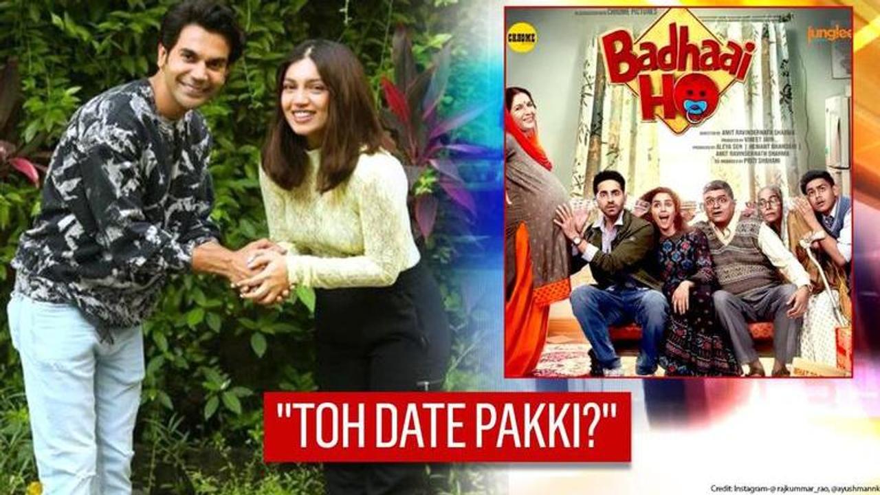 Rajkummar Rao-Bhumi Pednekar fix 'date' for 'Badhaai Do' as Ayushmann film completes 2 yrs