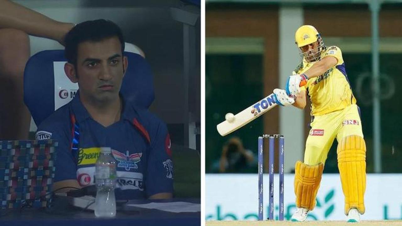 Gautam , MS Dhoni, IPL 2023, CSK vs LSG