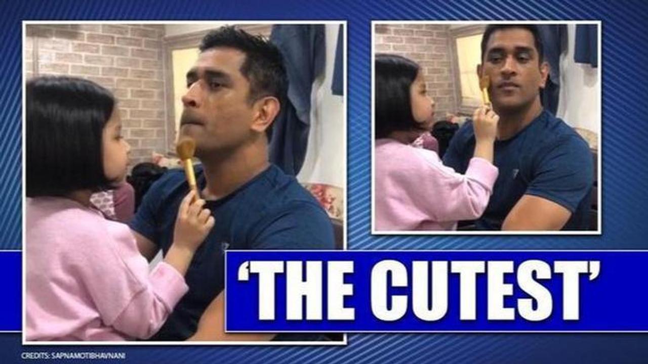 MS Dhoni's make-up artist shares throwback video