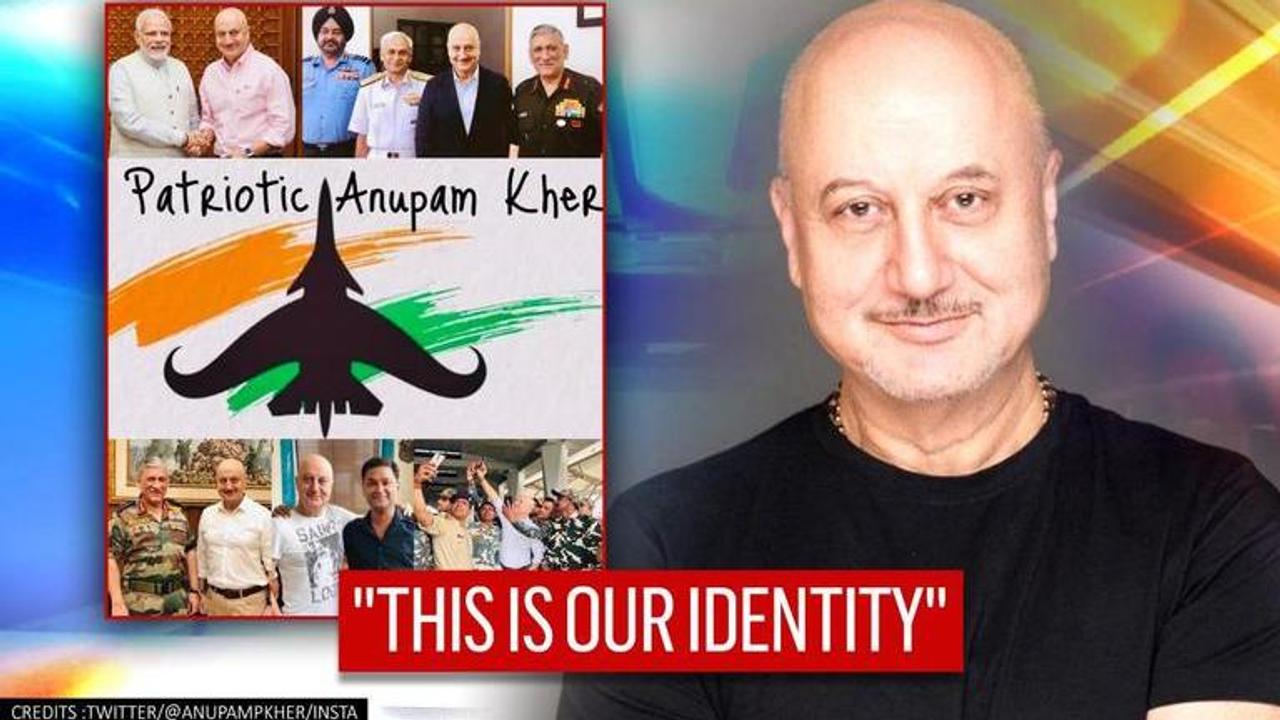 Anupam Kher overwhelmed with tribute highlighting 'patriotic' side, calls it an 'identity'