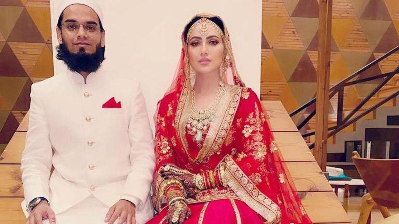 Sana Khan gives angelic vibes in white as she shares endearing wedding pictures