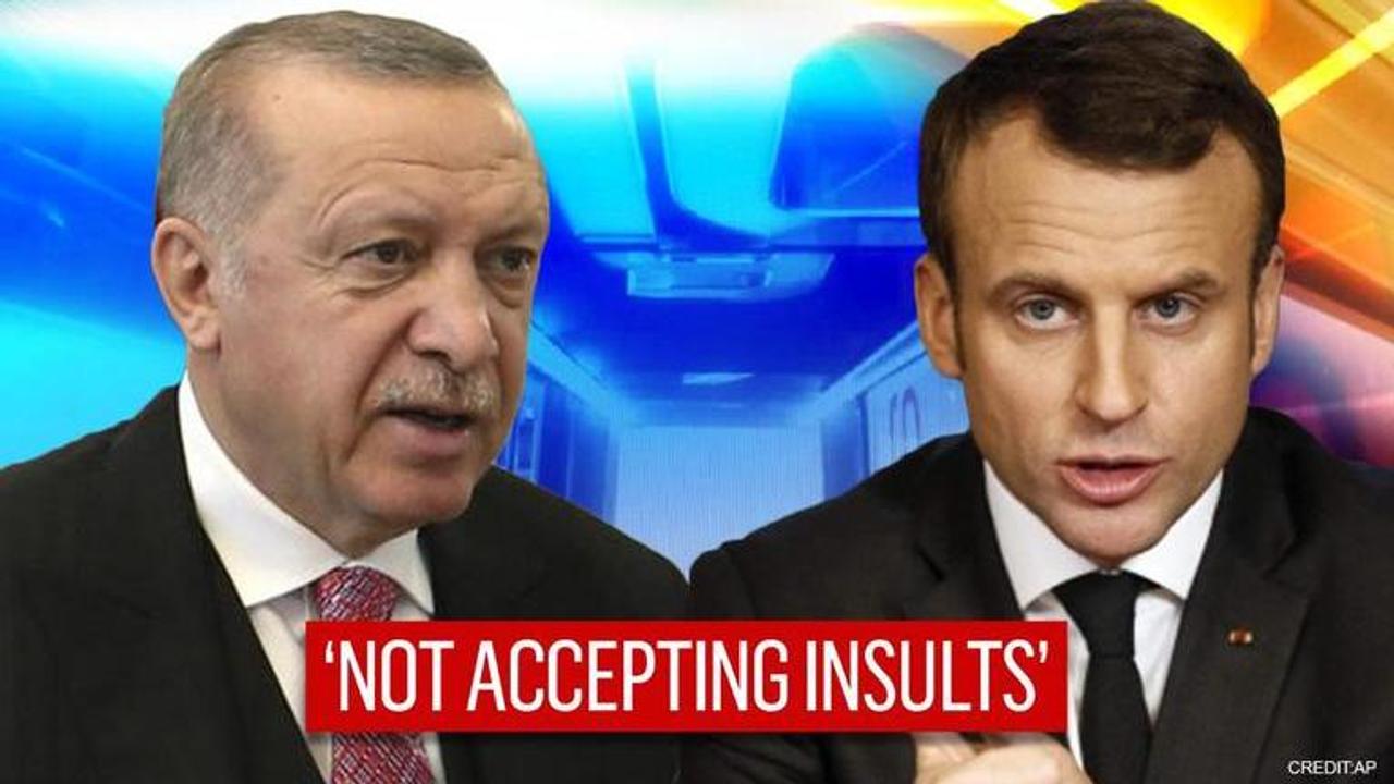 Erdogan questions French President's mental health, France says, "not accepting insults"