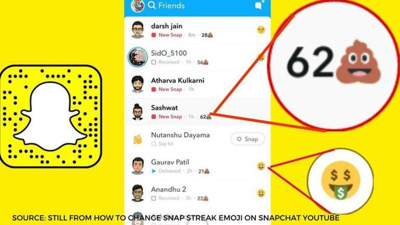 how to change your streak emoji on snapchat