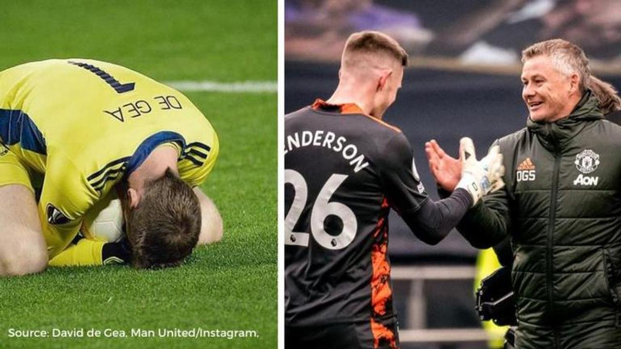 David de Gea and Ole Gunnar Solskjaer