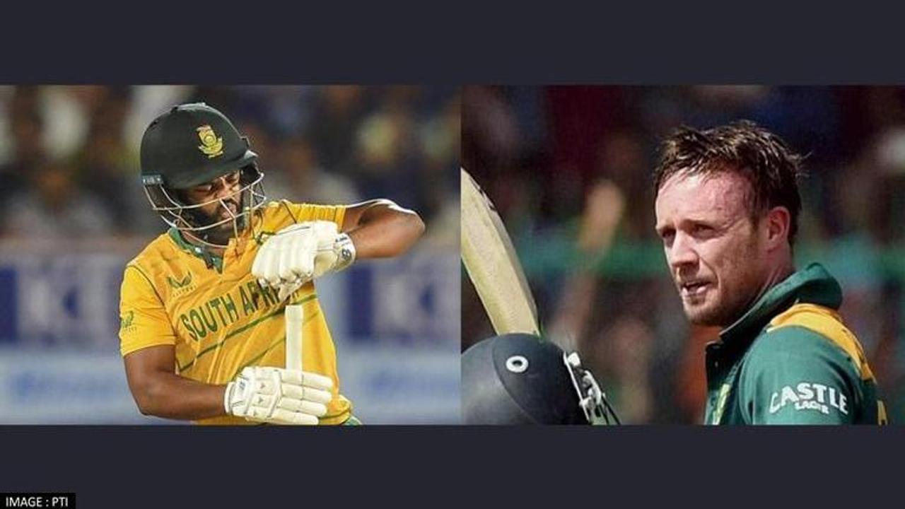 AB de Villiers and Temba Bavuma