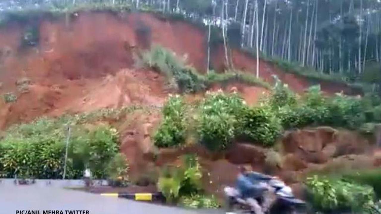 fact check: Goa Madgaon landslide video