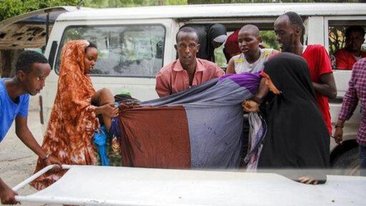 Somalia: Interior of hotel where at least 15 were killed in attack