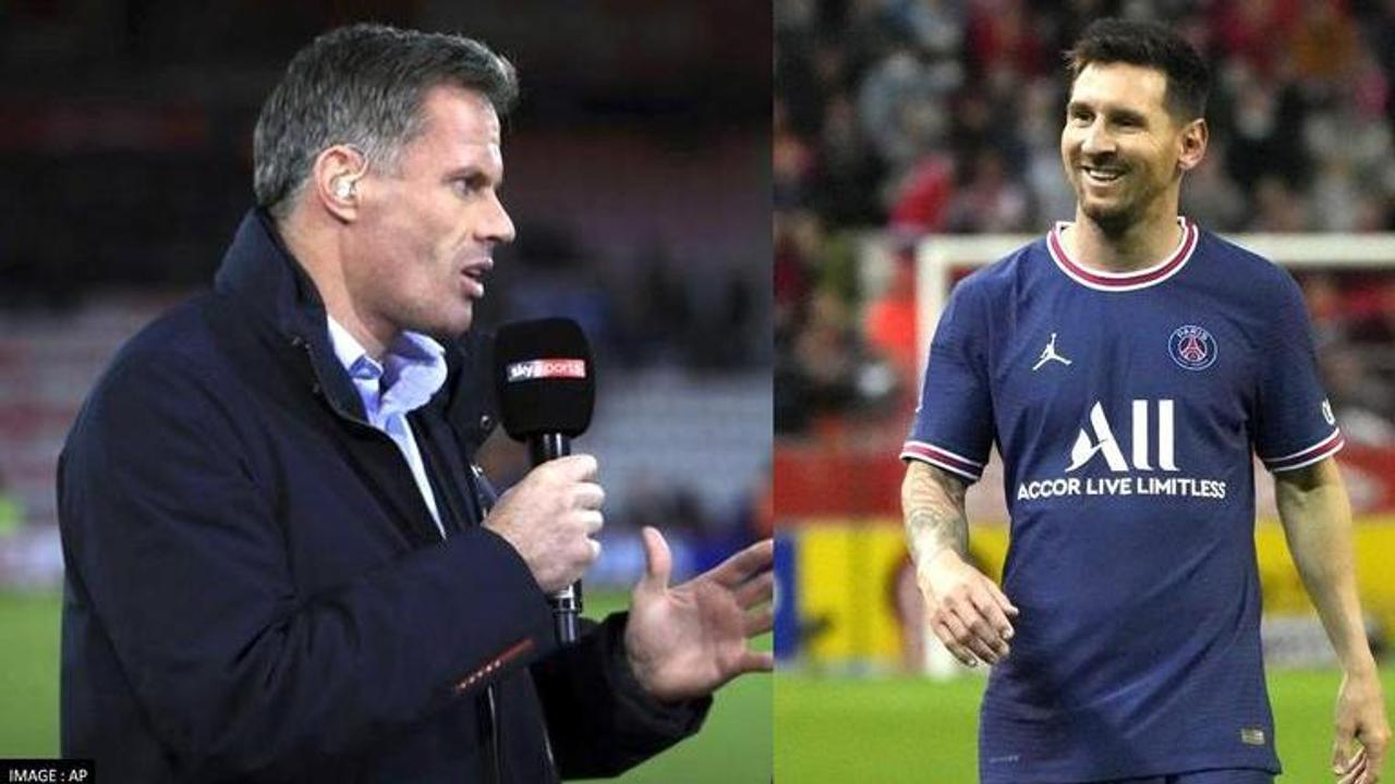 Jamie Carragher and Lionel Messi